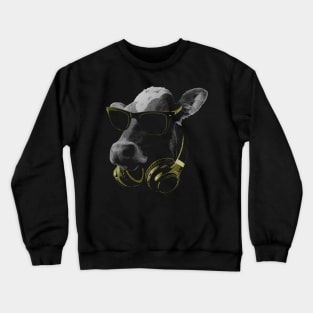 DJ Cow Bling Crewneck Sweatshirt